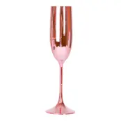 CHAMPAGNEGLAS METALLIC PINK