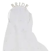 Diadem Bride med Slöja