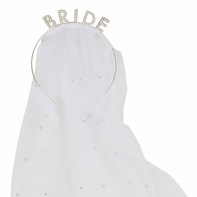 Diadem Bride med Slöja