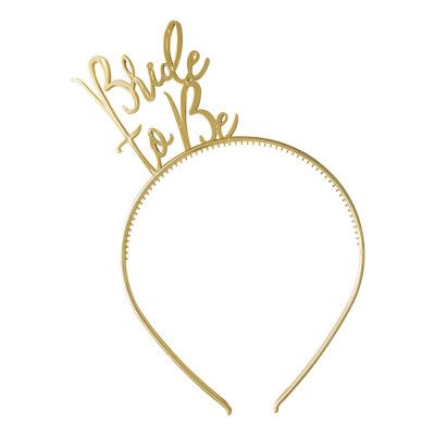 Diadem Bride to Be Guld
