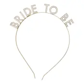 Diadem Bride to Be i Metall - One size