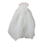 Diadem Bride To Be med Slöja - One size
