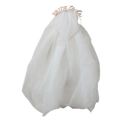 Diadem Bride To Be med Slöja - One size