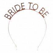 Diadem i Metall Bride to Be Guld - One size