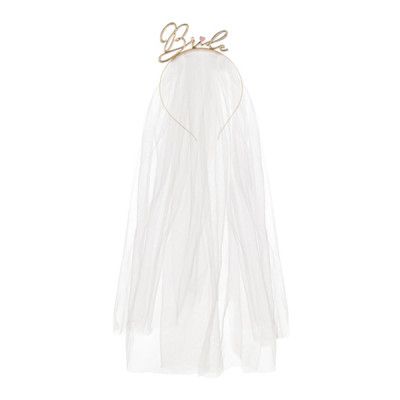 Diadem Med Slöja Bride - One size