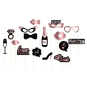 Fotorekvisita Möhippa Svart&Rosa