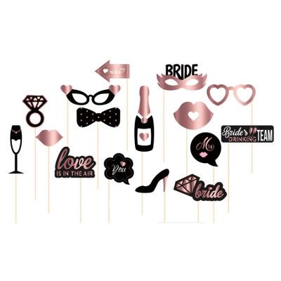 Fotorekvisita Möhippa Svart&Rosa