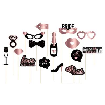 Fotorekvisita Möhippa Svart&Rosa