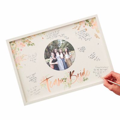 Gästbok Tavla Team Bride