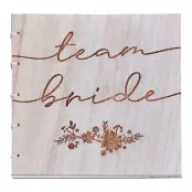Gästbok Team Bride Boho