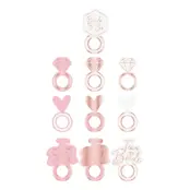 Glasmarkörer Möhippa Team Bride - 8-pack