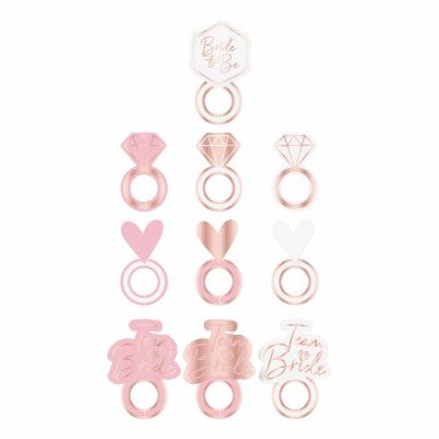 Glasmarkörer Möhippa Team Bride - 8-pack