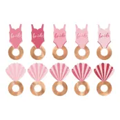 Glasmarkörer Snäckor&Baddräkter