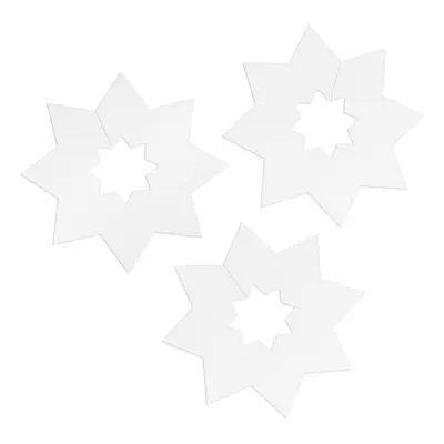 Glasmarkörer Stjärnor Vita - 12-pack