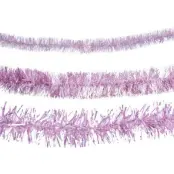 Glittergirlang Rosa - 12 x 200 cm