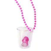Halsband med Shotglas Rosa Penis
