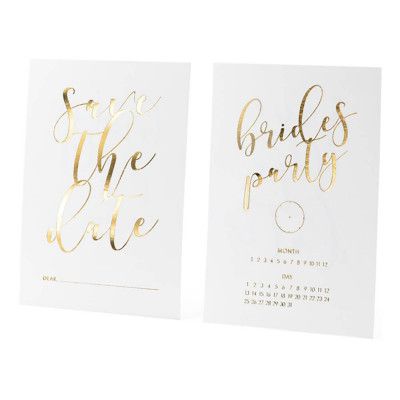 Inbjudningskort Brides Party - 10-pack