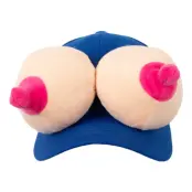 Keps med Bröst Blå - One size