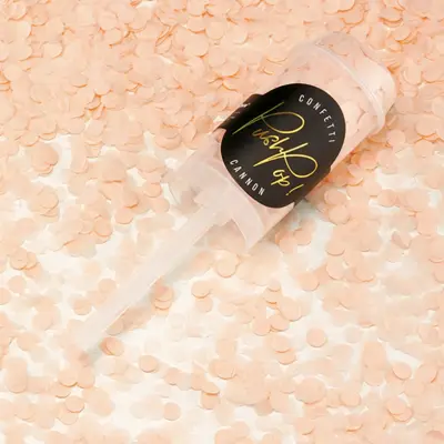 Konfetti Push Pop Persika