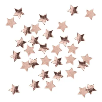Konfetti Stjärnor Roséguld Metallic - 14 gram