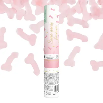 Konfettikanon Penis Rosa