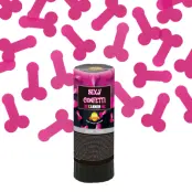 Konfettikanoner Penis Rosa - 3-pack