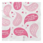 Konversett Servetter Möhippa - 20-pack