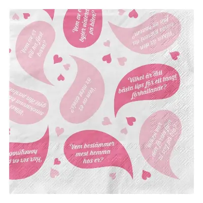 Konversett Servetter Möhippa - 20-pack