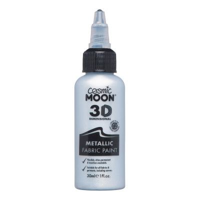 Moon Creations Metallic Textilfärg - Silver