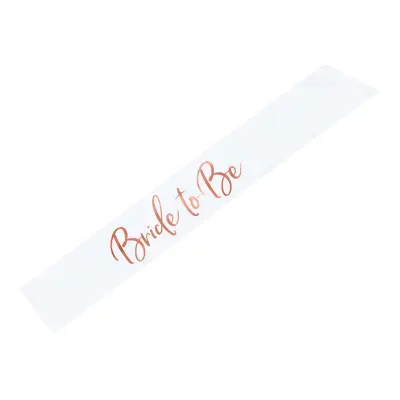 Ordensband Bride To Be Vit/Rosé