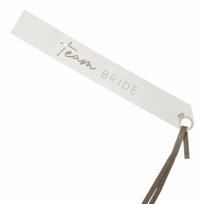 Ordensband Team Bride Silver - 6-pack