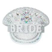 Paljettkeps Bride med Pärlor - One size