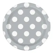 Pappersassietter Silver Prickiga - 8-pack