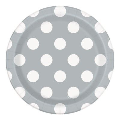 Pappersassietter Silver Prickiga - 8-pack