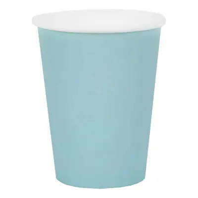 Pappersmuggar Ljusblå Matt - 10-pack