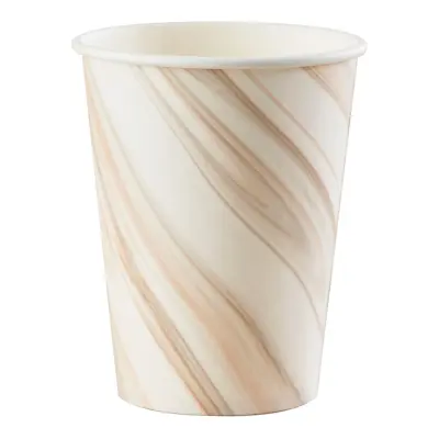 Pappersmuggar Marmor Natur - 8-pack