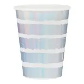 Pappersmuggar Randiga Färgskimrande - 10-pack