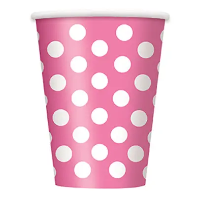 Pappersmuggar Rosa Prickiga - 6-pack