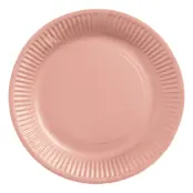 Papperstallrikar Roséguld - 8-pack
