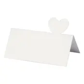 Placeringskort Heart - 20-pack