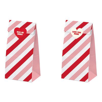 Presentpåsar Love - 6-pack