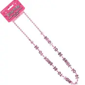 Rosa halsband till möhippan