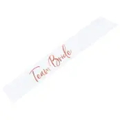 Sash"Team Bride"Vit 75cm