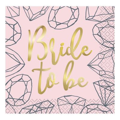 Servetter Bride to Be - 16-pack