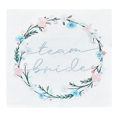 Servetter Team Bride Boho - 16-pack