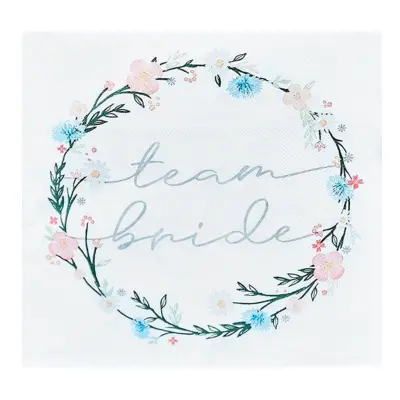 Servetter Team Bride Boho - 16-pack