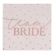 Servetter Team Bride Rosa/Roséguld