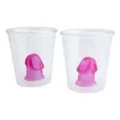 Shotglas Rosa Penis - 2-pack