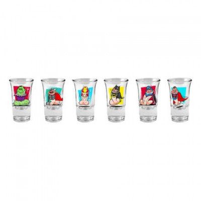 Shotglas Superhjältesnoppar - 6-pack