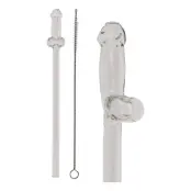 Penissugrör i Glas - 4-pack